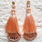 Peach Handmade Ethnic Latkan Tassel Pack of 2 for Saree, Blouse & Lehenga | Craft Shop India