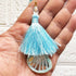 Sky Blue Handmade Ethnic Latkan Tassel Pack of 2 for Saree, Blouse & Lehenga | Craft Shop India