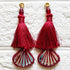 Maroon Handmade Ethnic Latkan Tassel Pack of 2 for Saree, Blouse & Lehenga | Craft Shop India