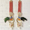 Peacock Pichwai Lotus Door Entrance Hanging for Home & Wall Décor | Traditional Decorative Hanging | Pack of 2 | Craft Shop India