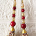 Maroon 3 Cone Ethnic Nalki Cone Latkan Tassel Pack of 2 for Saree, Blouse & Lehenga | Craft Shop India