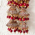 Maroon 3 Cone Ethnic Nalki Cone Latkan Tassel Pack of 2 for Saree, Blouse & Lehenga | Craft Shop India