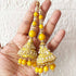 Yellow Ethnic Nalki Cone Latkan Tassel Pack of 2 for Saree, Blouse & Lehenga | Craft Shop India