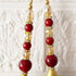 Maroon Ethnic Nalki Cone Latkan Tassel Pack of 2 for Saree, Blouse & Lehenga | Craft Shop India