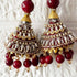 Maroon Ethnic Nalki Cone Latkan Tassel Pack of 2 for Saree, Blouse & Lehenga | Craft Shop India