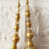 Golden Cone Ethnic Nalki Cone Latkan Tassel Pack of 2 for Saree, Blouse & Lehenga | Craft Shop India