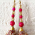 Pink Ethnic Nalki Cone Latkan Tassel Pack of 2 for Saree, Blouse & Lehenga | Craft Shop India