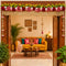 Pink Red Rose Bandhanwar Toran for Door Entrance | 40 Inch | Craft Shop India