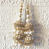Ivory Pearl Double Jhumki Latkan Tassel Set of 2 for Saree, Blouse & Lehenga | Craft Shop India