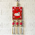 Red Pichwai Cow Shubh Labh Tassels Hanging Pair for Home Decoration | Craft Shop India