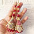 Maroon Ethnic Nalki Cone Latkan Tassel Pack of 2 for Saree, Blouse & Lehenga | Craft Shop India