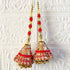 Red Handmade Ethnic Sequin Tassel Latkan Set of 2 for Saree, Blouse & Lehenga | Craft Shop India
