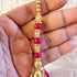 Rani Pink Handmade Ethnic Sequin Tassel Latkan Set of 2 for Saree, Blouse & Lehenga | Craft Shop India