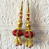 Maroon Handmade Ethnic Beads Latkan Tassel Pack of 2 for Saree Pallu, Blouse, Lehenga & Dupatta | Craft Shop India