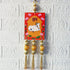 Orange Pichwai Cow Shubh Labh Tassels Hanging Pair for Home Decoration | Craft Shop India