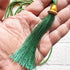 Green Tassel with Cord Rope Pack of 2 for Saree Pallu, Blouse & Lehenga | Craft Shop India