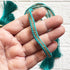 Sea Green Tassel with Cord Rope Pack of 2 for Saree Pallu, Blouse & Lehenga | Craft Shop India