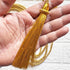 Golden Tassel with Cord Rope Pack of 2 for Saree Pallu, Blouse & Lehenga | Craft Shop India