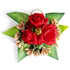 Red Handmade Artificial 3 Flowers & Pollen Bunch Pack of 6 & 12 | Trousseau Packing | Craft Shop India