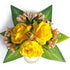 Yellow Handmade Artificial 3 Flowers & Pollen Bunch Pack of 6 & 12 | Trousseau Packing | Craft Shop India