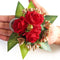 Red Handmade Artificial 3 Flowers & Pollen Bunch Pack of 6 & 12 | Trousseau Packing | Craft Shop India