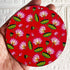 Red Pichwai Lotus Round Cutout Pack of 10 | Wall Hanging Decoration | Craft Shop India