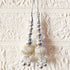 Silver Handmade Ethnic Cutdana Latkan Tassel Set of 2 for Saree Pallu, Blouse, Suits, Dupatta, Lehenga Decor & DIY Art & Crafts | Craft Shop India