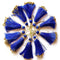 Royal Blue Fancy Silk Tassels with Zari Bead Thread Latkan Pack of 10 | Craft Shop India