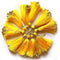 Sunshine Yellow Fancy Silk Tassels with Zari Bead Thread Latkan Pack of 10 | Craft Shop India