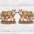 Kamdhenu Cow with Calf Printed MDF Cutout Pack of 4 | 6 Inch | DIY Decoration, Toran & Bandhanwar | Craft Shop India