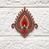 Drop Shape Patch Printed MDF Cutout Pack of 10 | 3 Inch | DIY Decoration, Toran & Bandhanwar | Craft Shop India