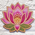 Beaded Lotus Printed MDF Cutout Pack of 10 | DIY Decoration, Toran & Bandhanwar | Craft Shop India