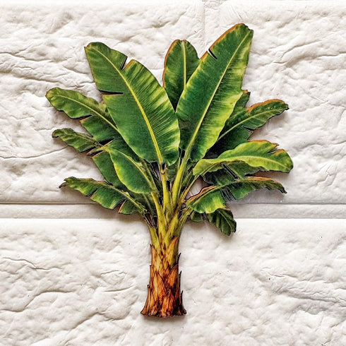 Banana Tree Printed MDF Cutout Pack of 10 | DIY Decoration, Toran & Bandhanwar | Craft Shop India