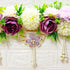 Purple Blossom Pearl Toran for Main Door, Mandir & Home Décor | 40 Inch | Craft Shop India