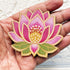 Beaded Lotus Printed MDF Cutout Pack of 10 | DIY Decoration, Toran & Bandhanwar | Craft Shop India