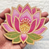 Beaded Lotus Printed MDF Cutout Pack of 10 | DIY Decoration, Toran & Bandhanwar | Craft Shop India