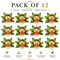 Peach Handmade Artificial 3 Flowers & Pollen Bunch Pack of 6 & 12 | Trousseau Packing | Craft Shop India