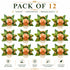 Peach Handmade Artificial 3 Flowers & Pollen Bunch Pack of 6 & 12 | Trousseau Packing | Craft Shop India