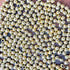 Golden Color 7mm Pearl Beads (Pack Of 100 gms)
