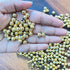Golden Color 7mm Pearl Beads (Pack Of 100 gms)