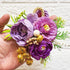 Rope Cord 3 Flower Bunch Pack of 4 for Gift Hamper, Trousseau Packaging & Craft Décor | Craft Shop India