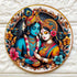Radha Krishna Devotional Cutout D1 Pack of 10 for Temple, Pooja Room & Festive Décor | Craft Shop India
