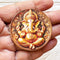 Lord Ganpati Ji Devotional Cutout D3 Pack of 10 for Temple, Pooja Room & Festive Décor | Craft Shop India