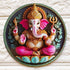Lord Ganpati Ji Devotional Cutout D4 Pack of 10 for Temple, Pooja Room & Festive Décor | Craft Shop India