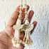 Ethnic Style Mirror & Beads Work Latkan for Blouse, Lehenga & Craft Décor Design 8 | Craft Shop India
