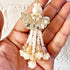 Ethnic Style Mirror & Beads Work Latkan for Blouse, Lehenga & Craft Décor Design 8 | Craft Shop India