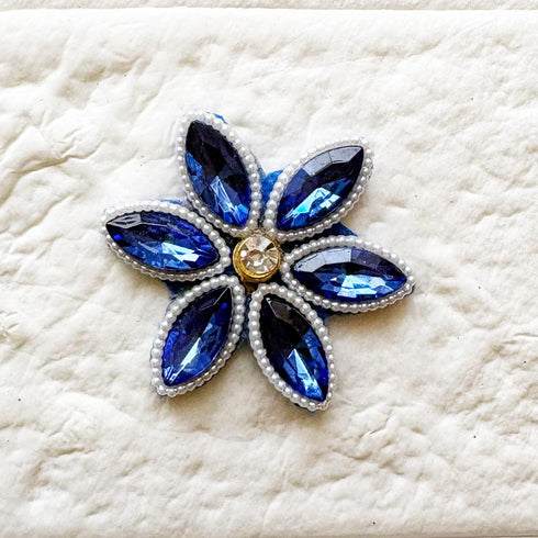 Craft Shop India Rhinestone Star Shape Patch Pack of 10 for Laddu Gopal Dress & DIY Crafts