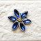 Craft Shop India Rhinestone Star Shape Patch Pack of 10 for Laddu Gopal Dress & DIY Crafts