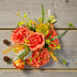 Orange Big Decorative Flower Wooden Centerpieces for Wedding & Home Table Décor | Craft Shop India