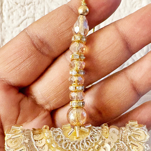 Ethnic Style Semi Circle Latkan Pair for Blouse, Lehenga & Craft Décor